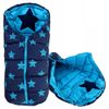 Dětský spací pytel 4v1 Star Navy-Turquoise