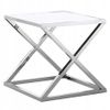 Skleněný konferenční stolek Glamour CT-018-1 50x50