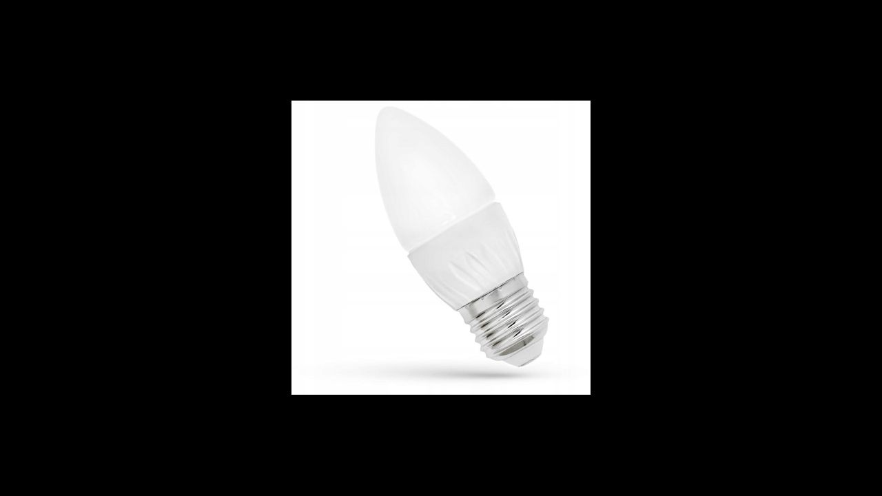 LED žárovka Studená E-27 230V 6W svíčka 13062