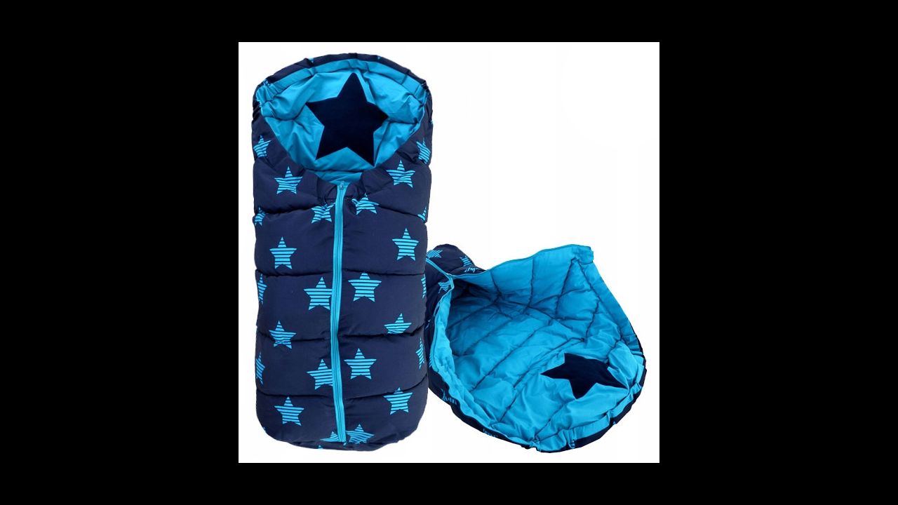 Dětský spací pytel 4v1 Star Navy-Turquoise
