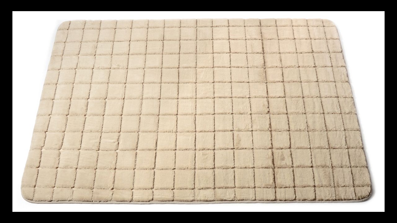 Plyšový koberec Cihlový cappucino